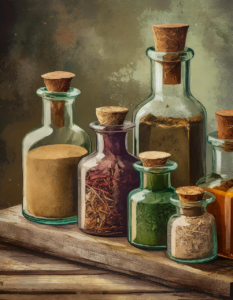 ai generated, bottles, potions-8629302.jpg